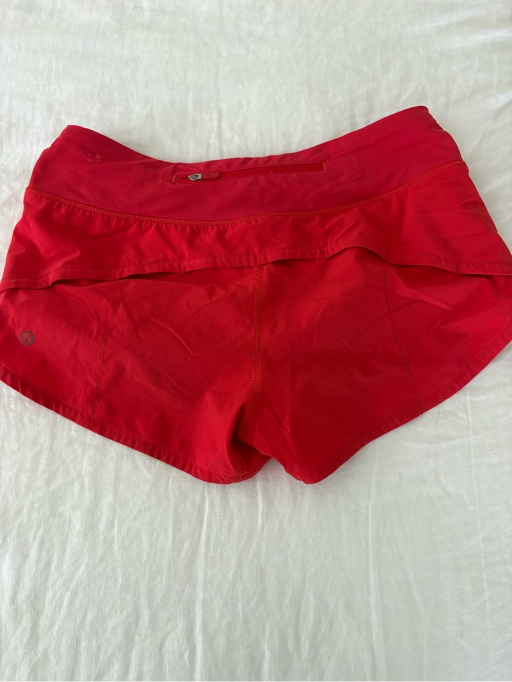 lululemon athletica Red Athletic Skort-Style Shorts